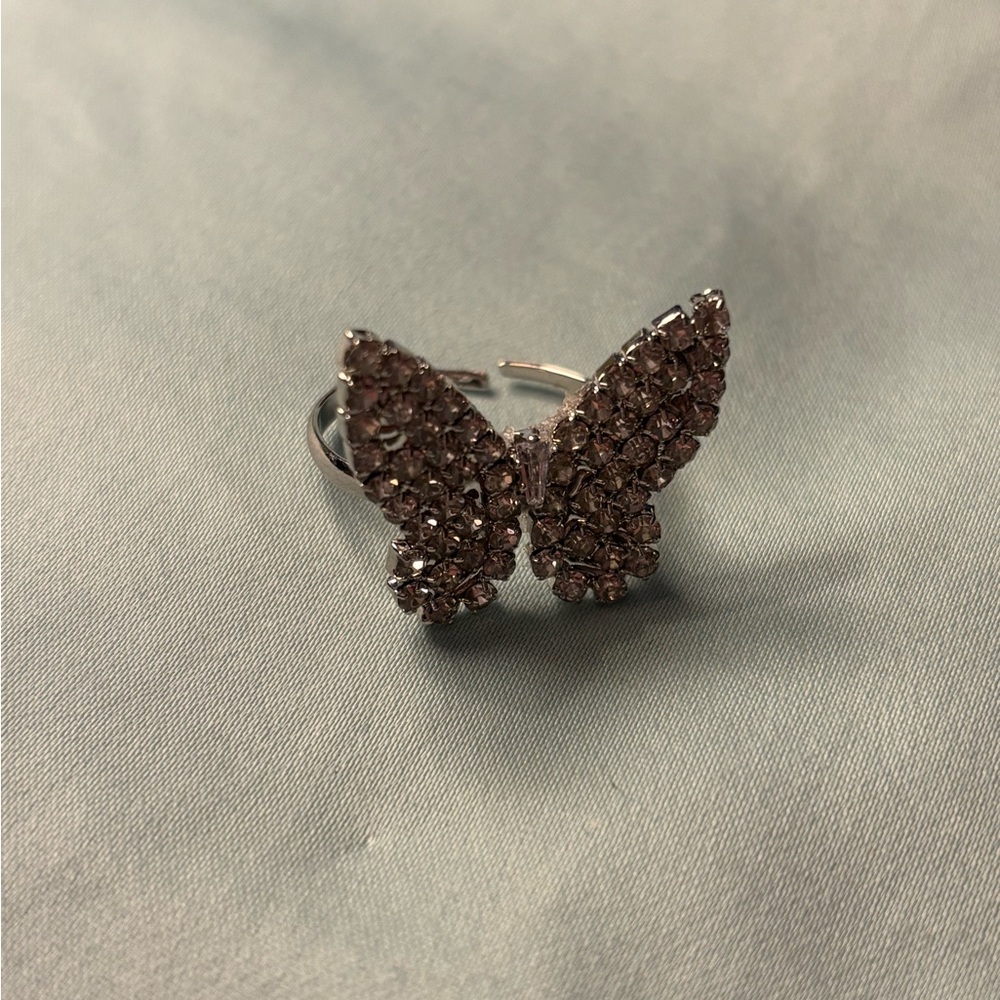 Elegant‎ Butterfly Crystal Ring